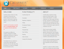 Tablet Screenshot of creativity-software.com